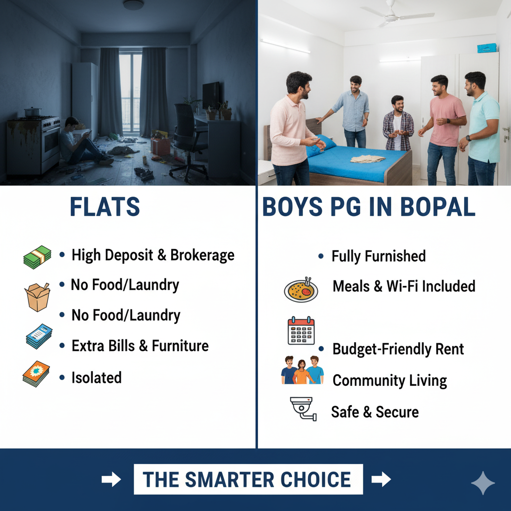 Top 7 Facilities Every Best PG in Bopal Must Offer in 2025