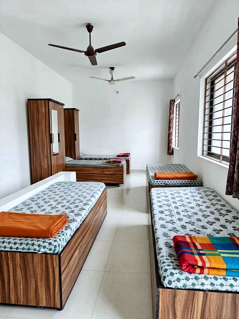 5 sharing hall at Shivam PG, boys PG in Bopal, Ahmedabad