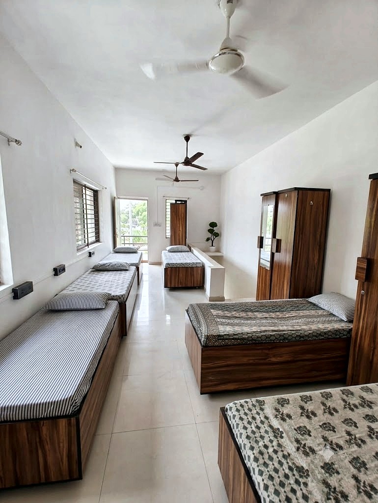 5 sharing room at Shivam PG, boys PG in Bopal, Ahmedabad