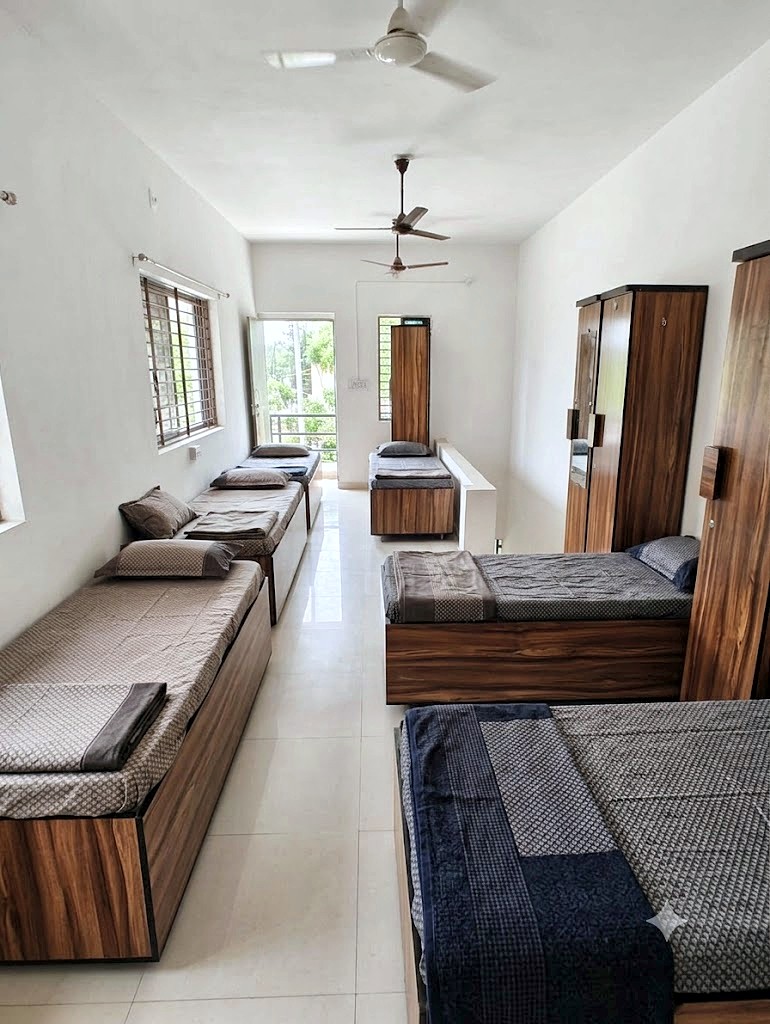 5 sharing room at Shivam PG, boys PG in Bopal, Ahmedabad