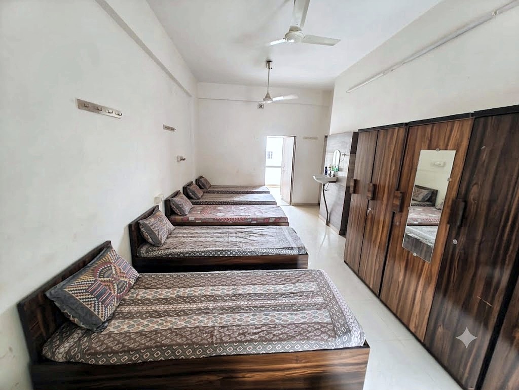 5 sharing room at Shivam PG, boys PG in Bopal, Ahmedabad